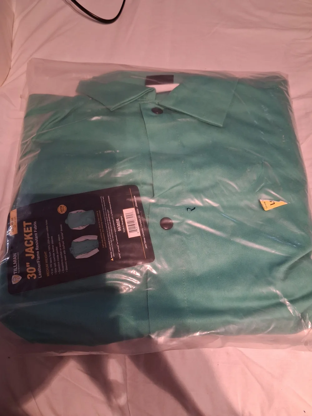 Tillman 96302X 2XL FR Cotton Leather Sleeve Welding Jacket New